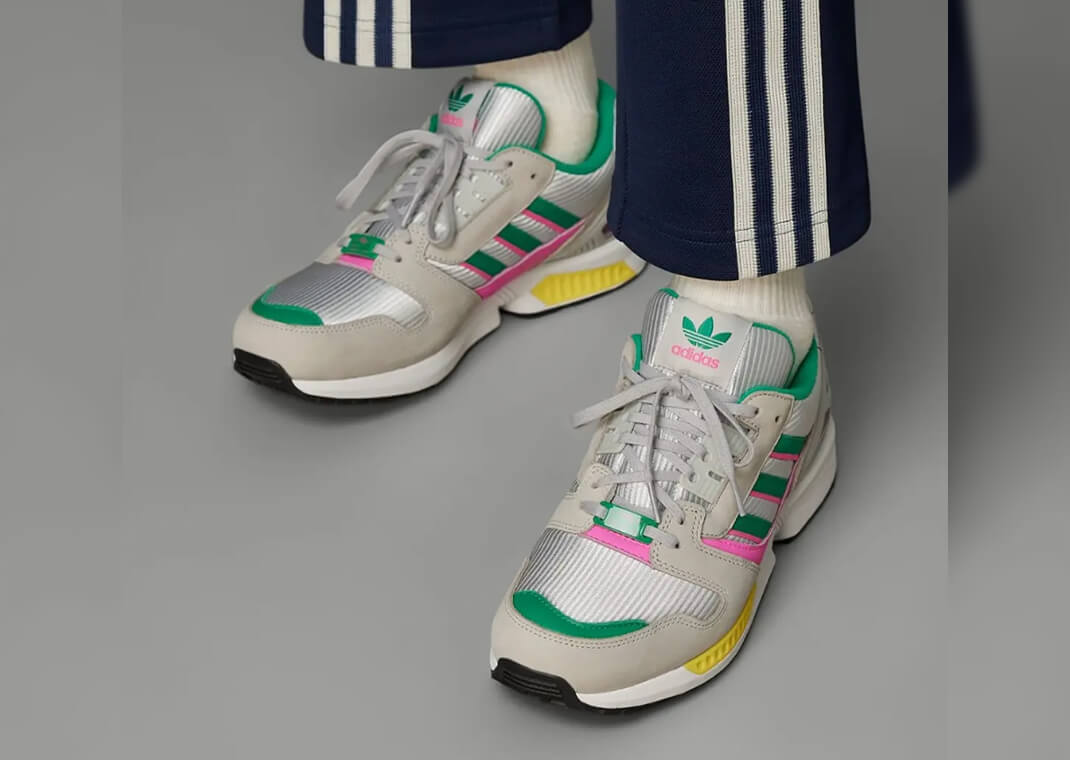 adidas Dresses the ZX8000 in Court Green and Screaming Pink
