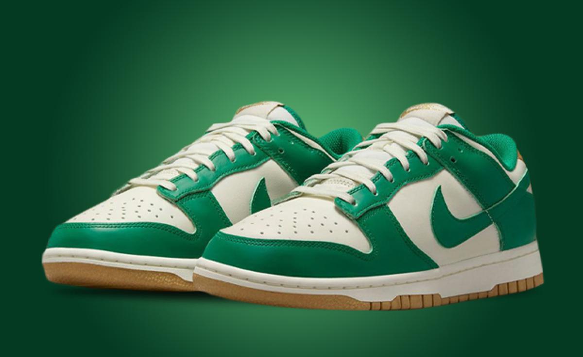 Green And Sail Hues Land On The Nike Dunk Low Newport