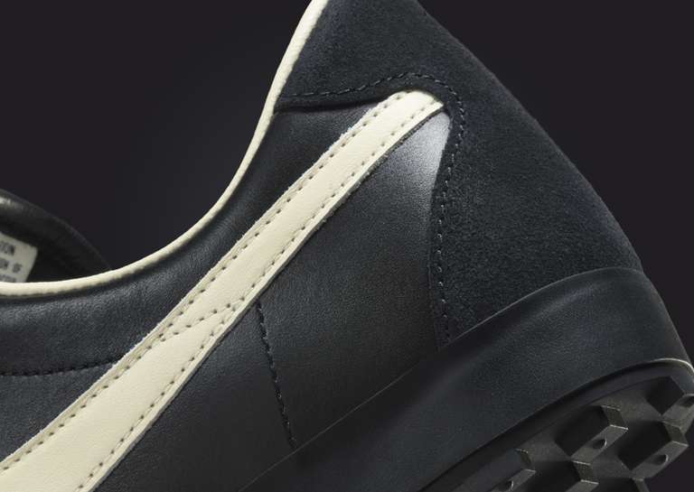 Bode x Nike Astrograbber SP Black Coconut Milk Heel Detail
