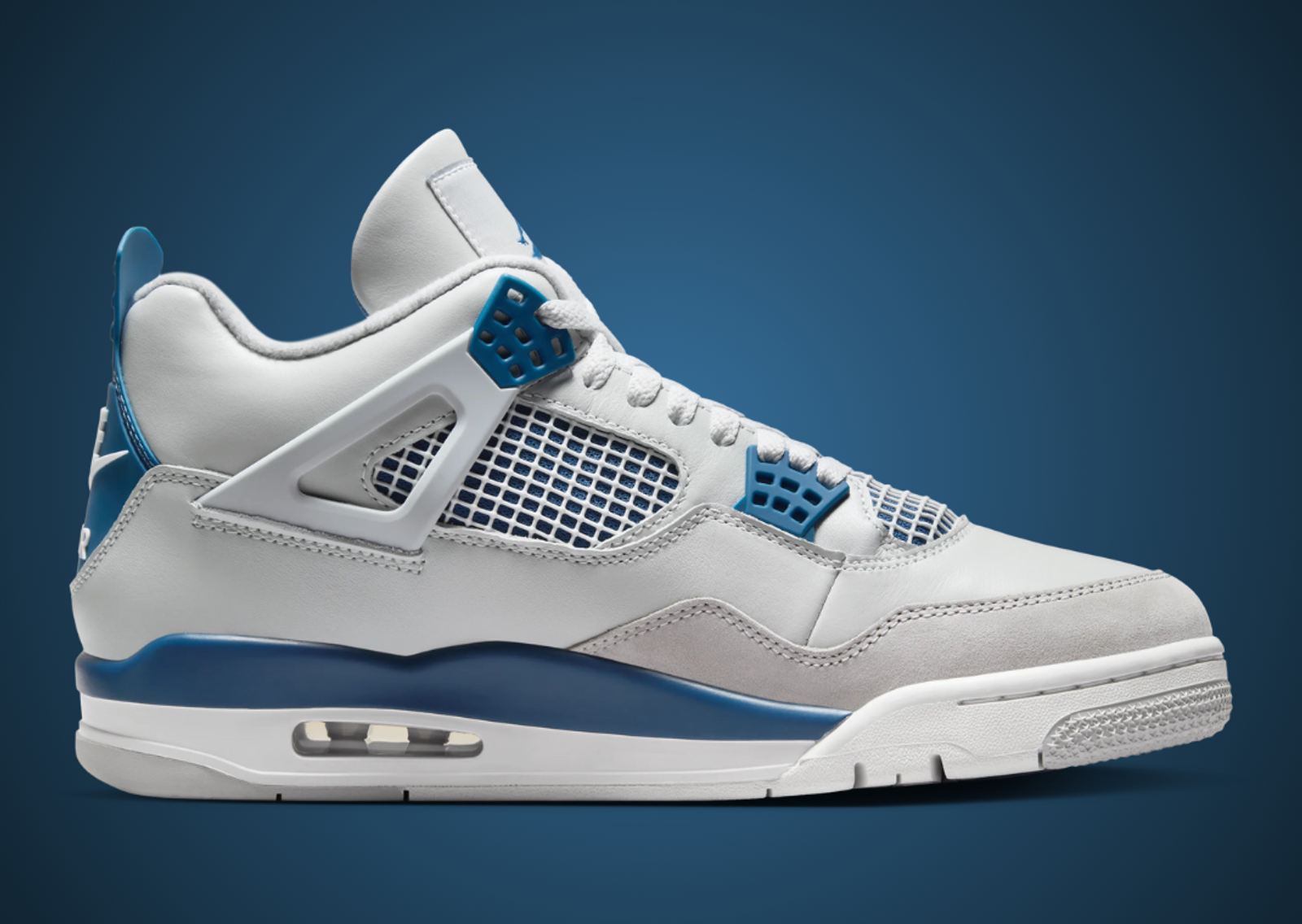 Air Jordan 4 Retro Military Blue Medial