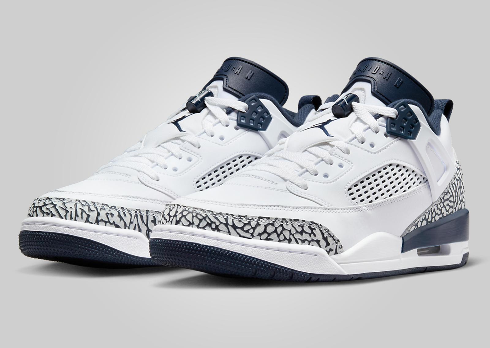 Jordan Spizike Low White Obsidian Angle