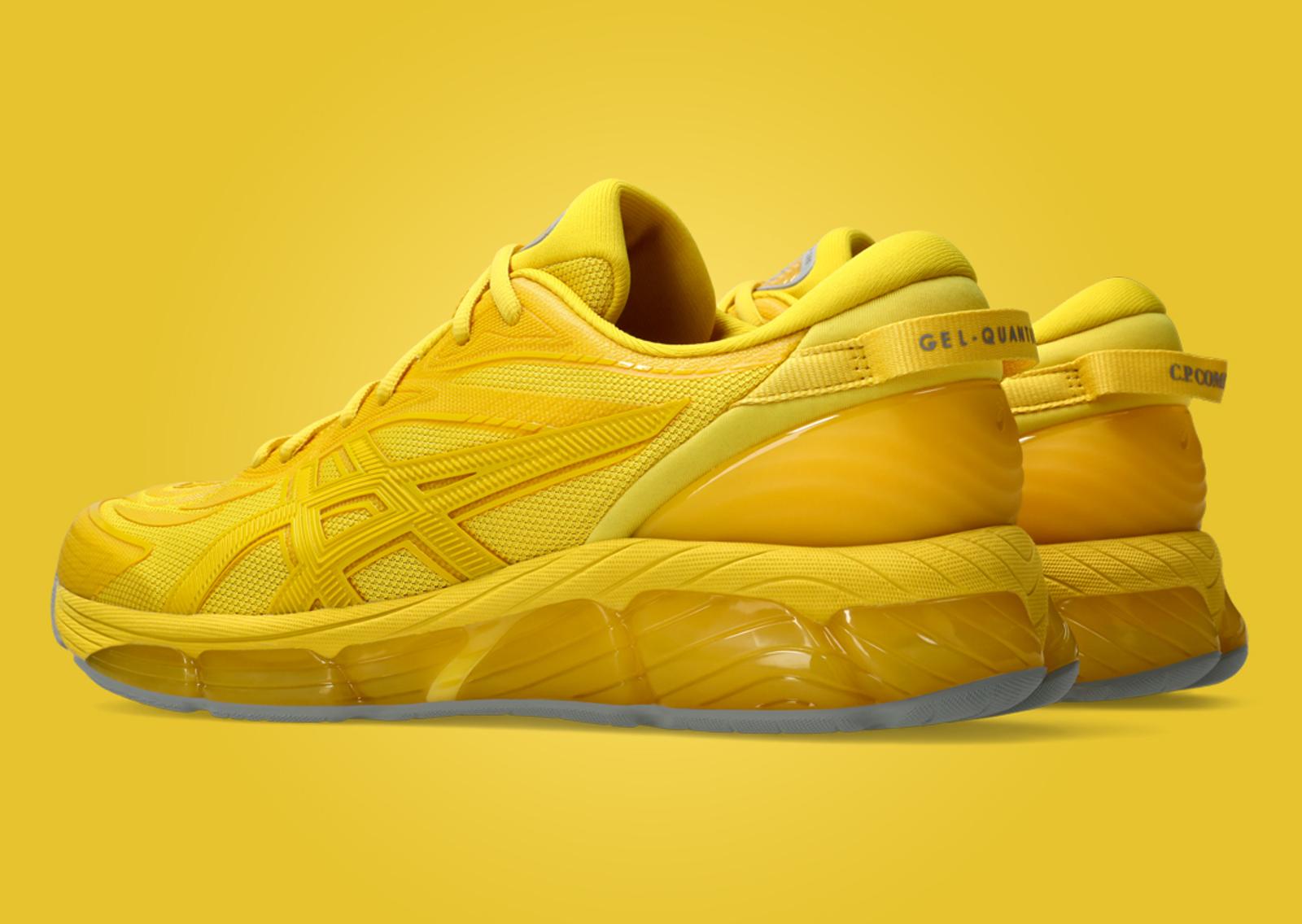 C.P. Company x Asics Gel-Quantum 360 Yellow Heel Angle