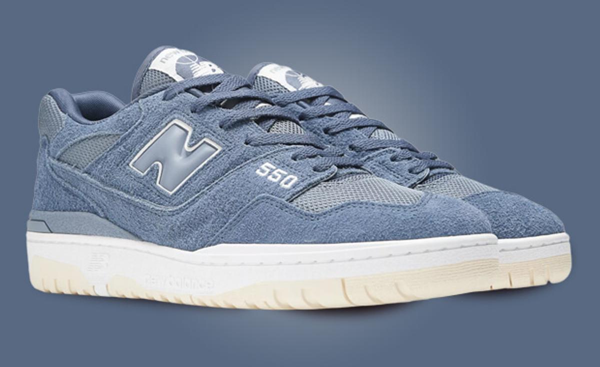 The New Balance 550 Takes On Blue Suede
