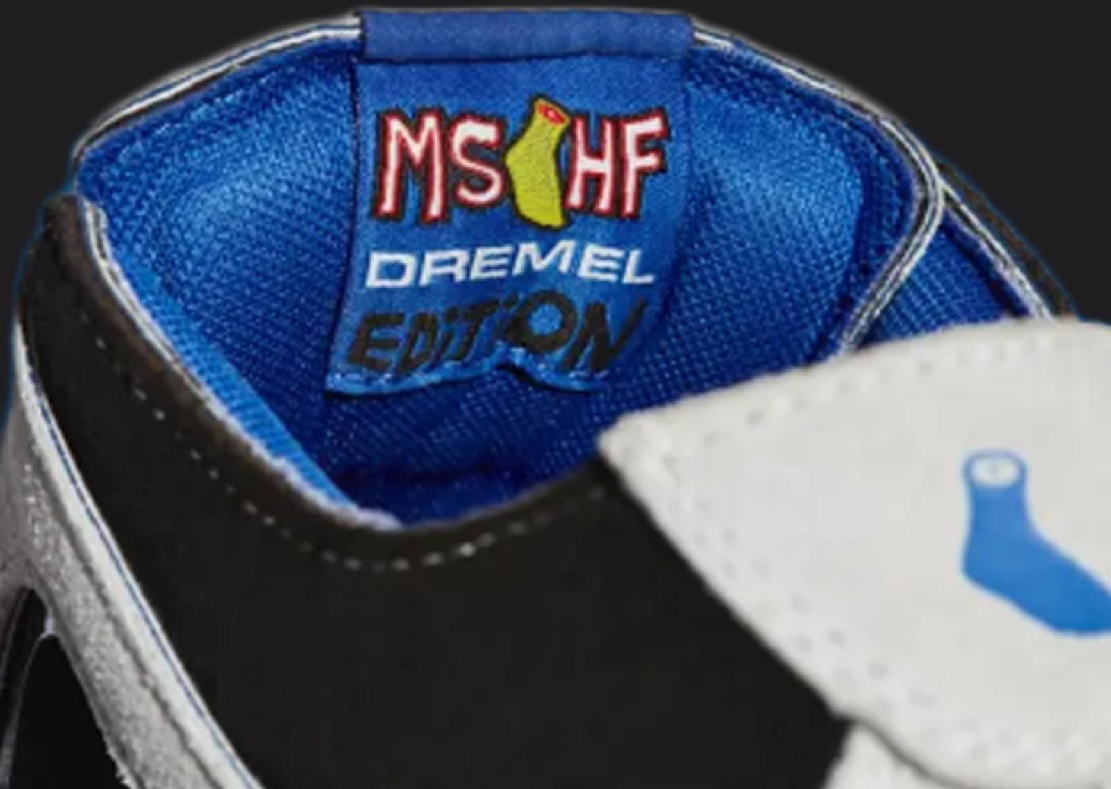 MSCHF Gobstomer Dremel Edition Sockliner Tag Detail