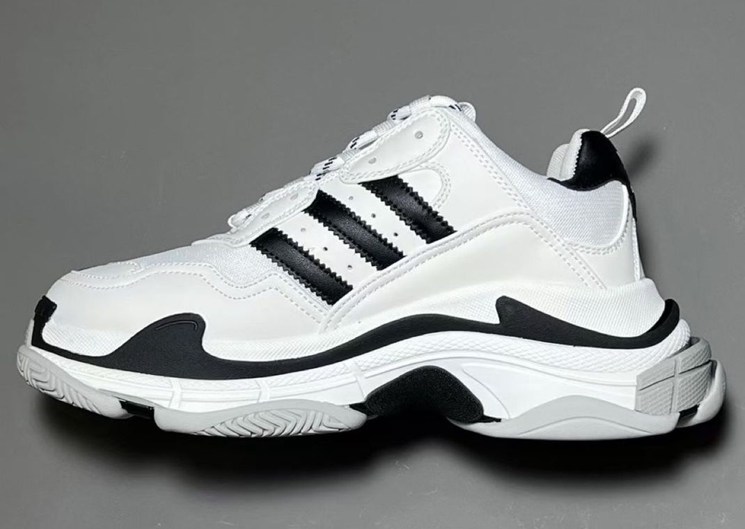 【希少/美品】BALENCIAGA×adidas TRIPLE S Balenciaga x adidas Triple S White Black (Women's