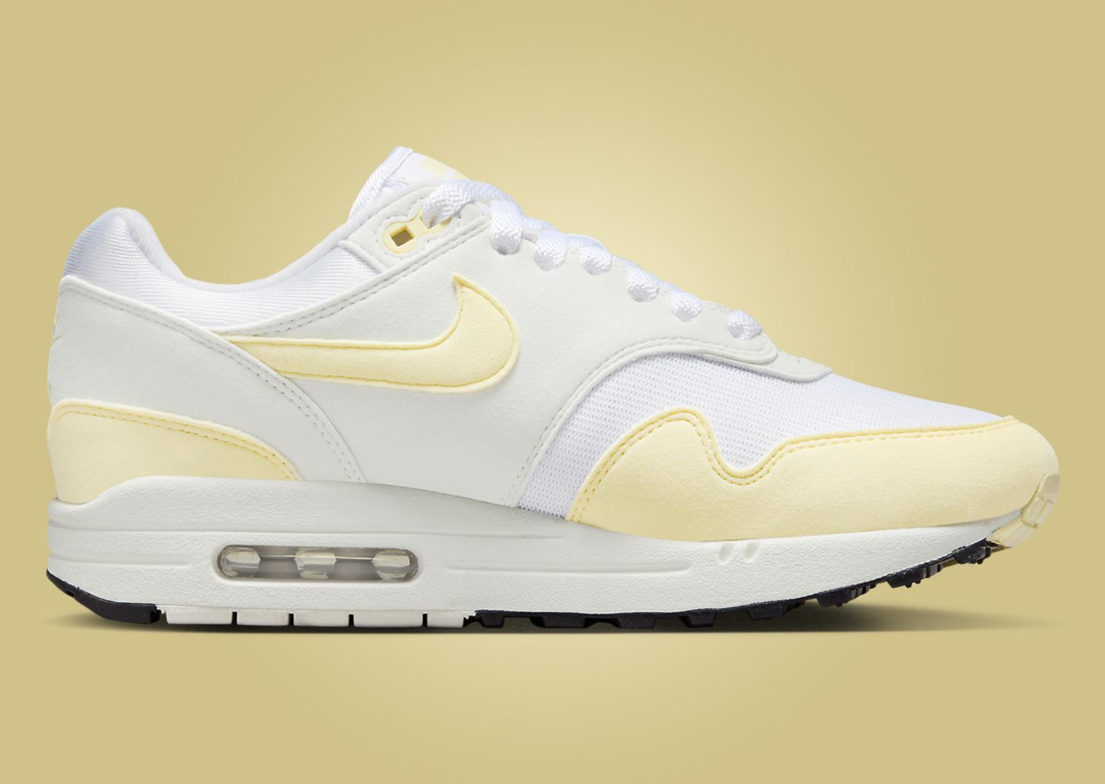 Nike Air Max 1 White Alabaster (W) Medial