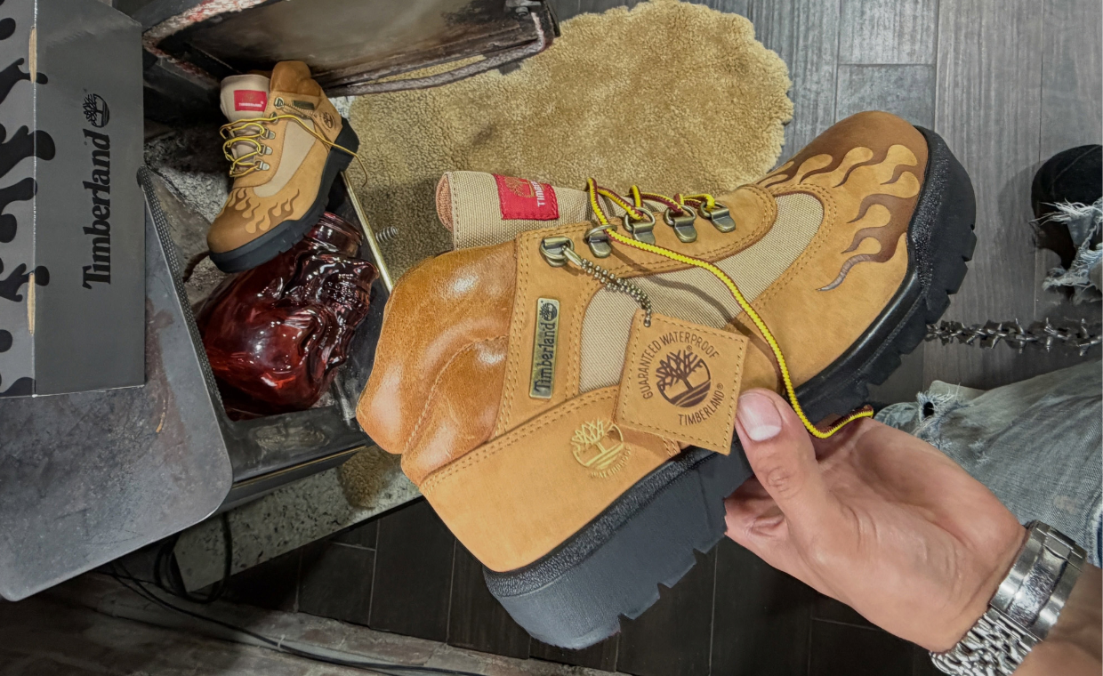 Loso x Timberland Field Boot Flames Wheat