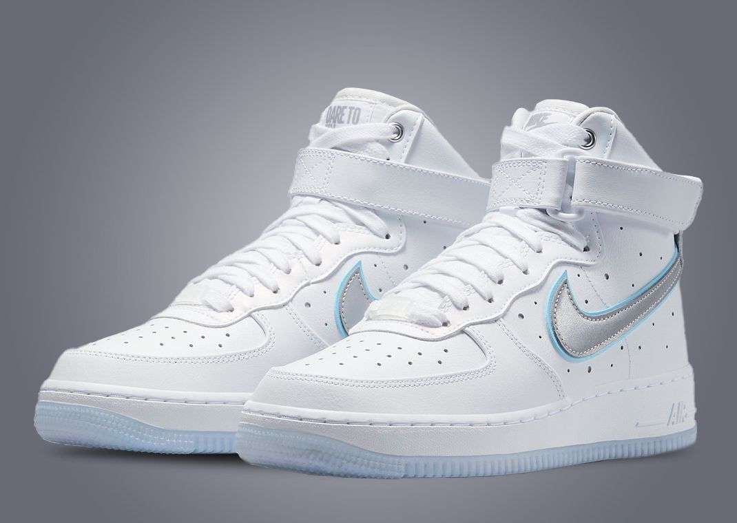 Nike air force cheap 1 high light blue