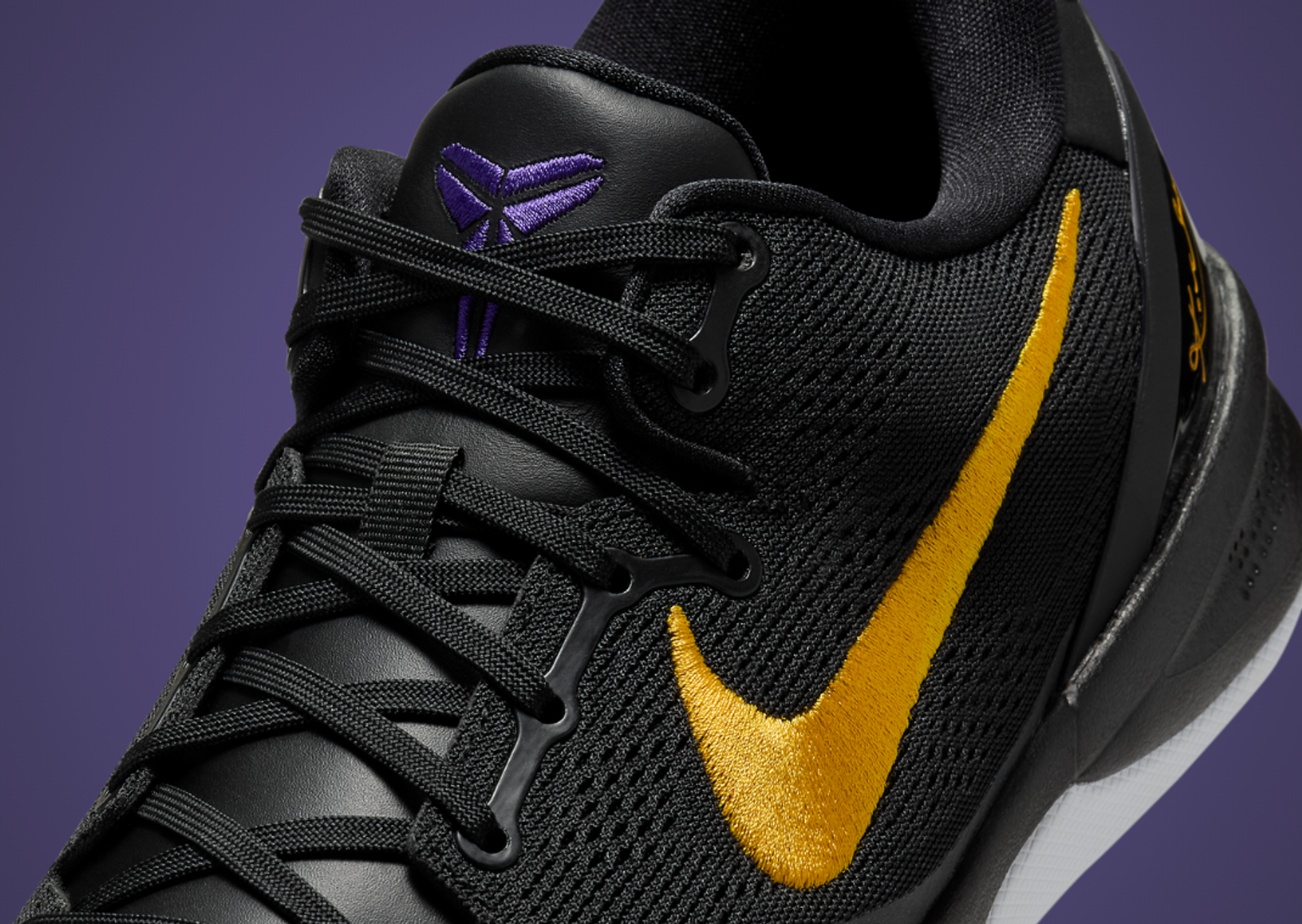 Nike Kobe 8 Protro TB Lakers Away Detail