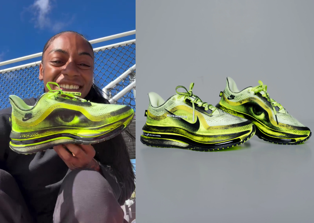 Sha'Carri Richardson Debuts a Melitta Baumeister Nike Pegasus