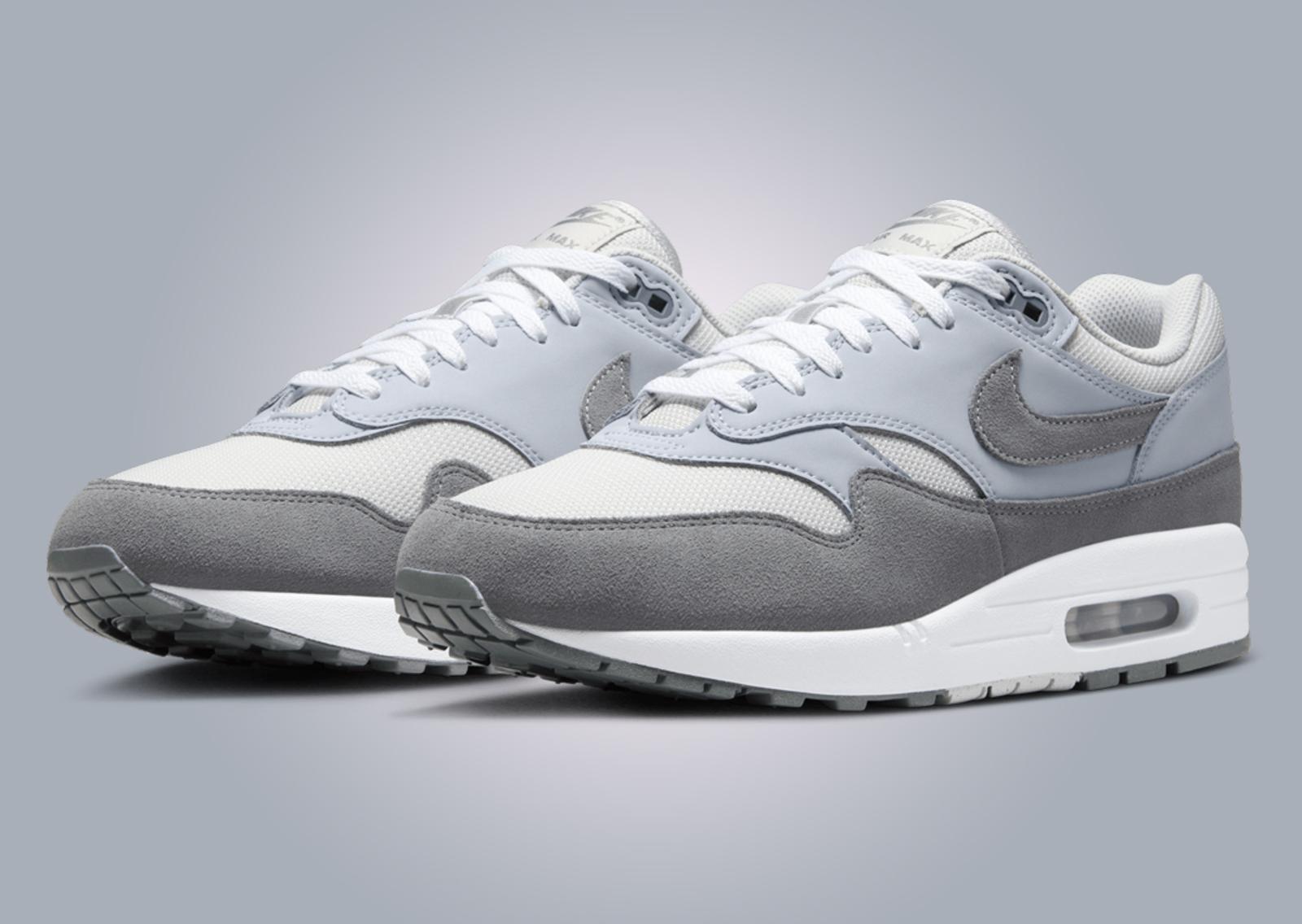 Nike Air Max 1 Photon Dust Smoke Grey Angle