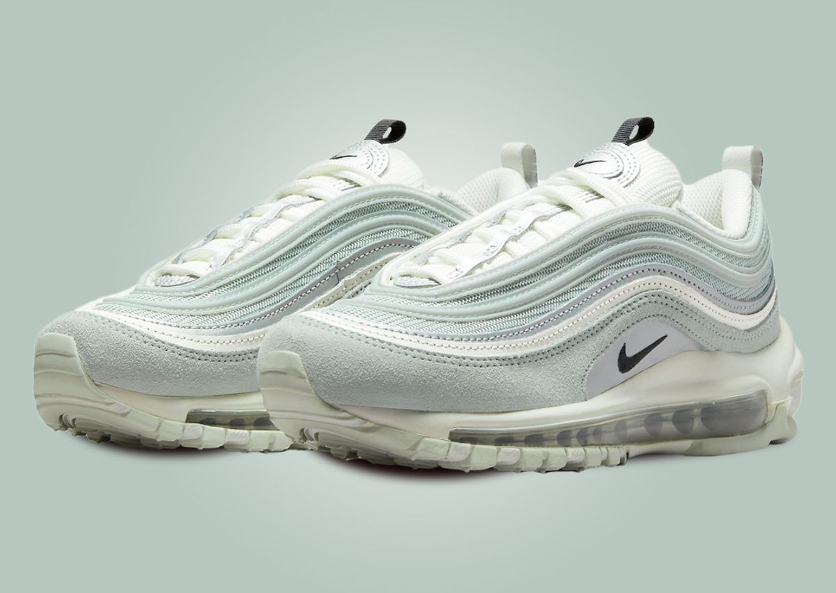 Nike air max 97 silver green Clearance