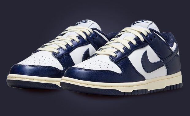 The Women's Exclusive Nike Dunk Low Vintage Midnight Navy Drops