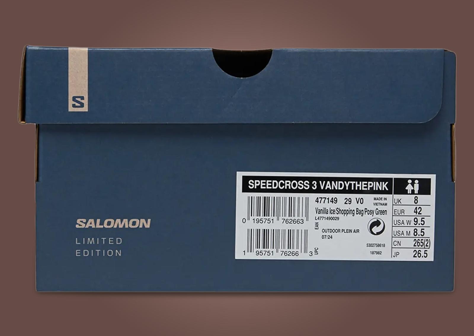 Vandy The Pink x Salomon Speedcross 3 Burger Box