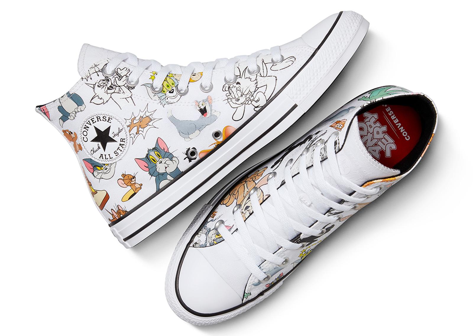 Tom & Jerry x Converse Chuck Taylor White Angle