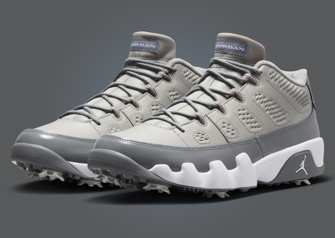 Air jordan 9 wolf hot sale grey