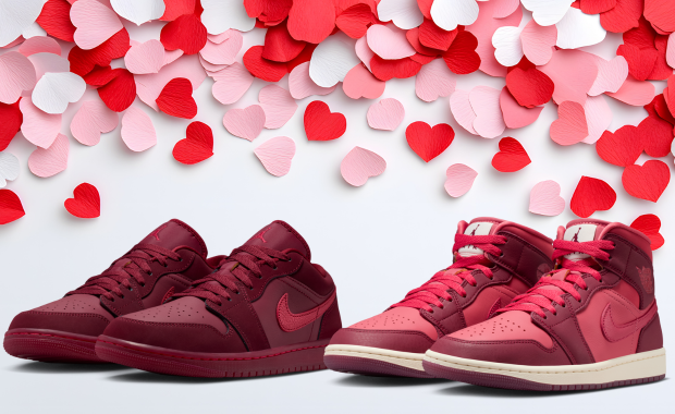 Air Jordan 1 Mid & Low Valentine's Day Pack