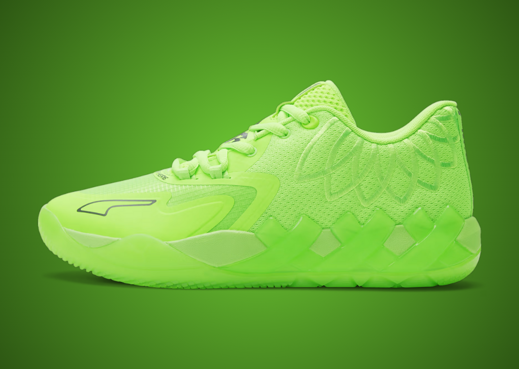 PUMA ラメロボール MB1 Lo “Green Gecko”日本未発売モデル Puma LaMelo Ball MB.01 Lo Green Gecko/Volt 376941-07 New in
