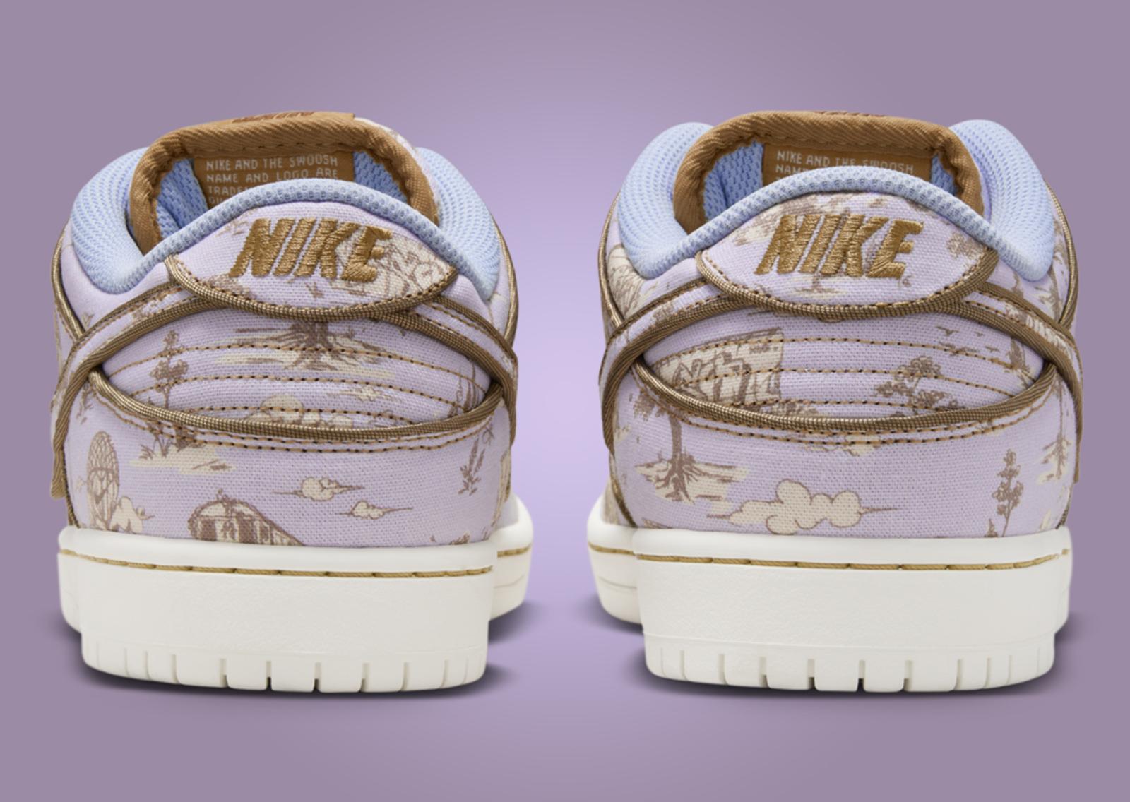 Nike SB Dunk Low Premium Pastoral Print Heel