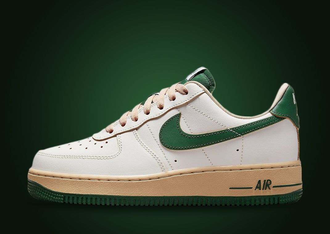 This Nike Air Force 1 Low Sail Gorge Green Has Strong Vintage Vibes