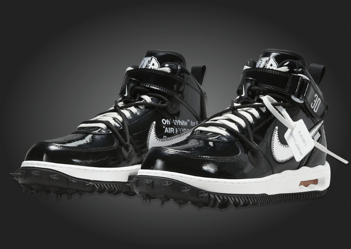 Off white air force 1 black restock best sale