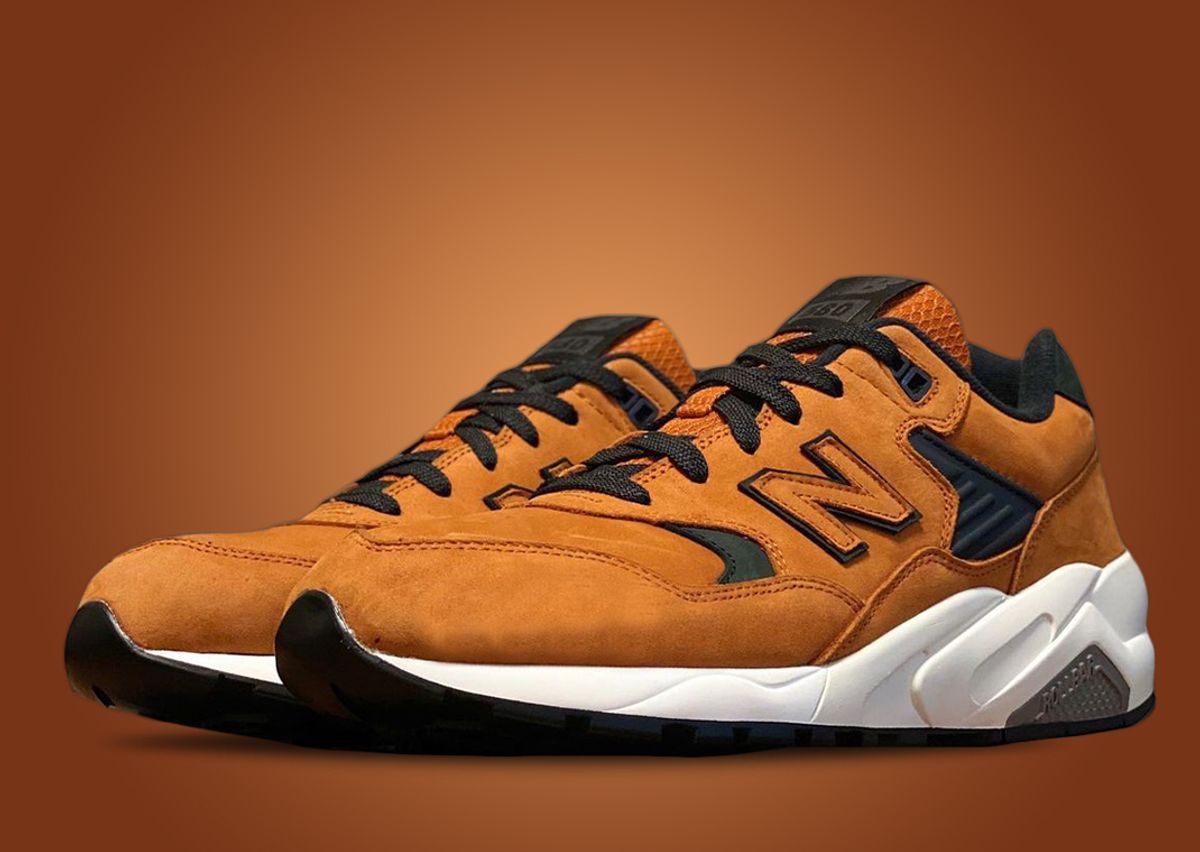 New balance 580 brown Clearance