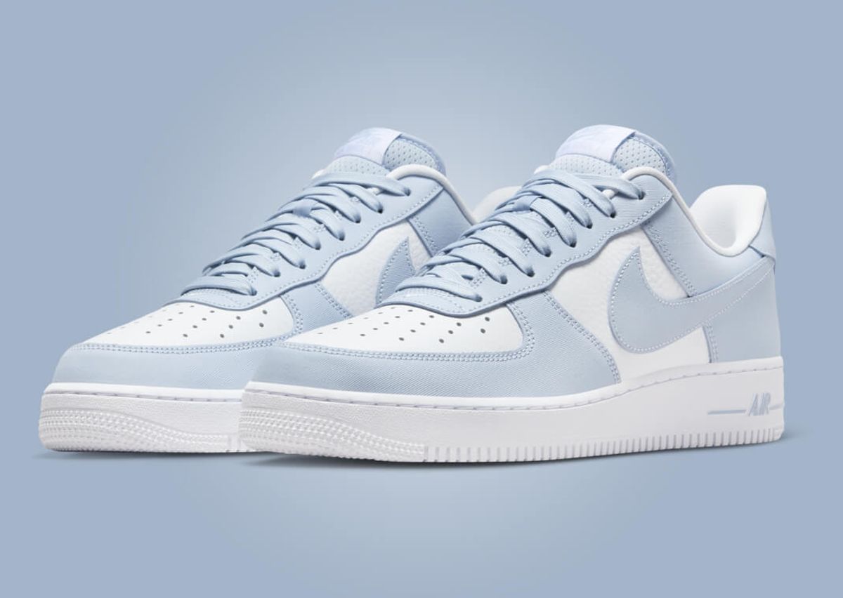 Nike Air Force 1 Low Canvas Light Armory Blue Angle