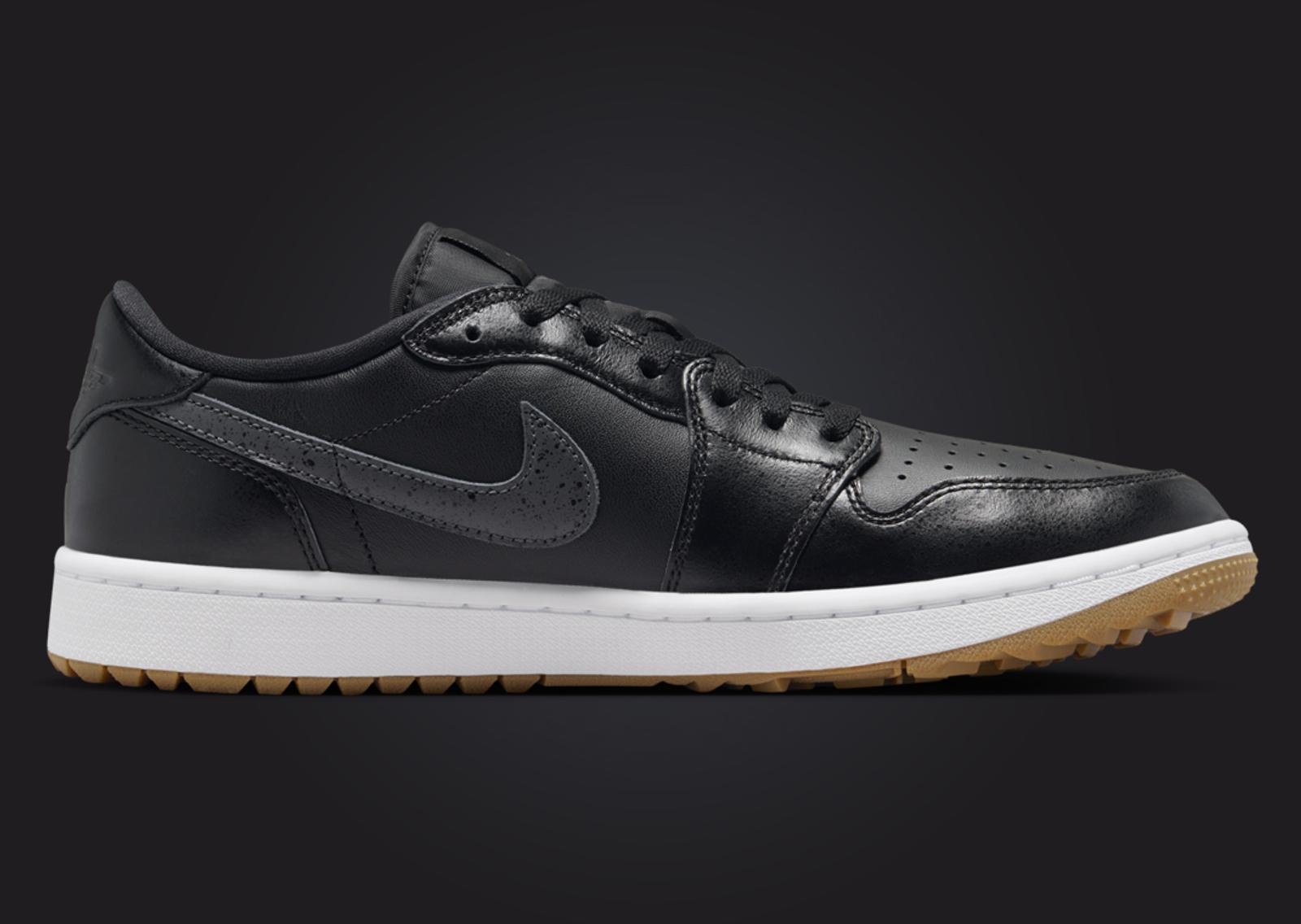 Air Jordan 1 Low Golf Black Gum Medial