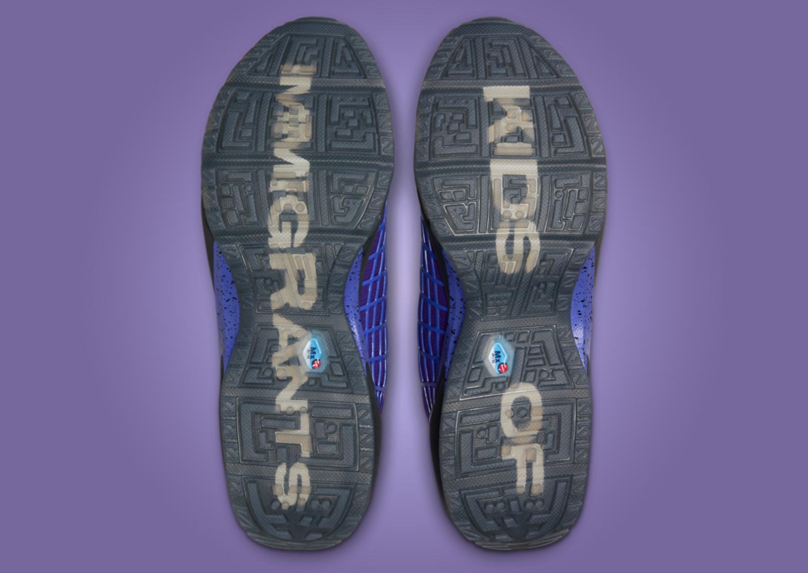 Kids of Immigrants x Nike Air Max Sunder SP Persian Violet Outsole