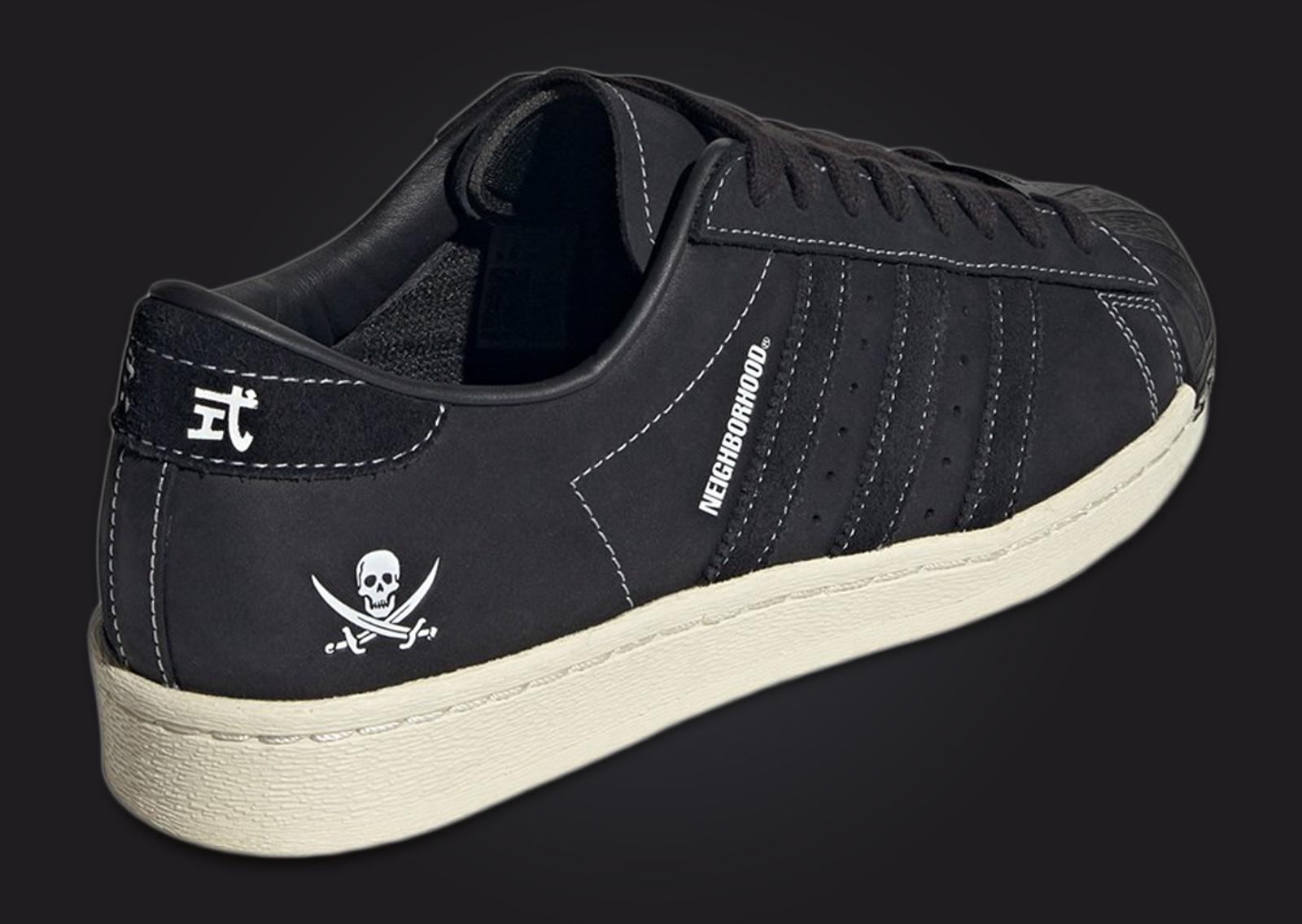 NEIGHBORHOOD x adidas Superstar 30th Anniversary Heel Angle