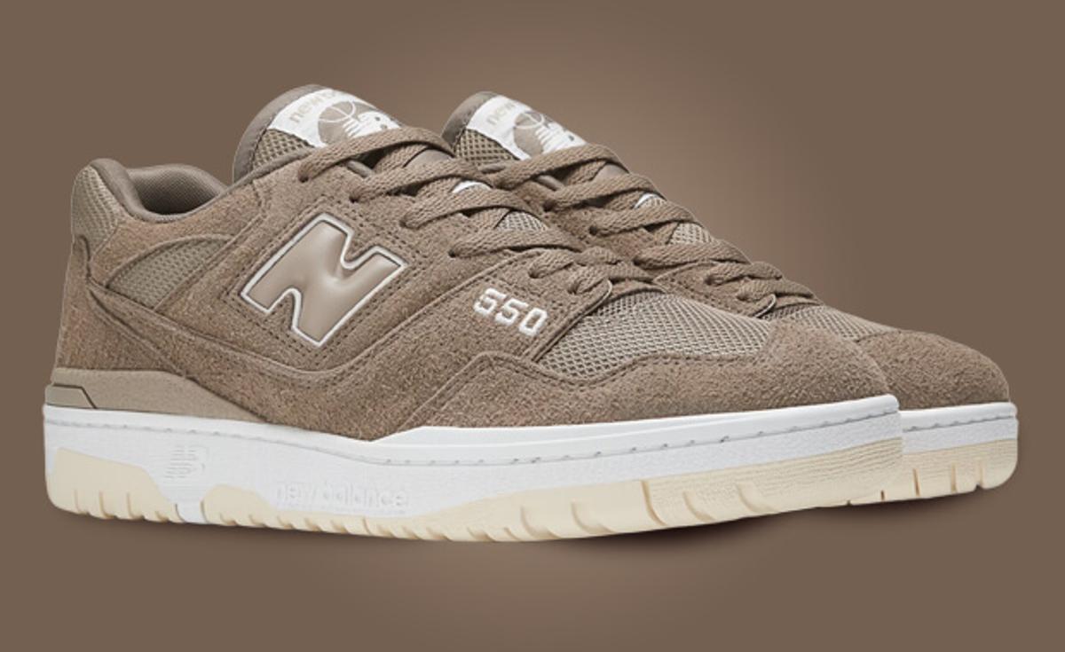 The New Balance 550 Suede Mushroom Releases September 29