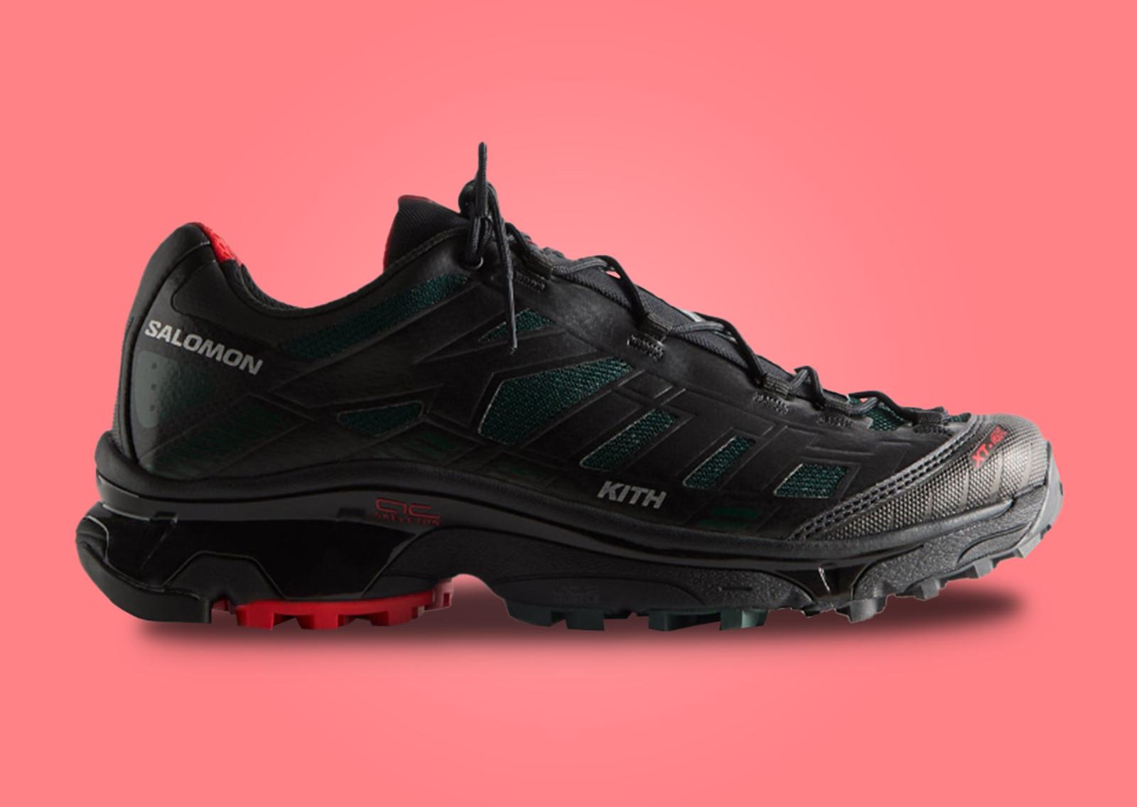 Kith x Salomon XT-4K Black Lateral