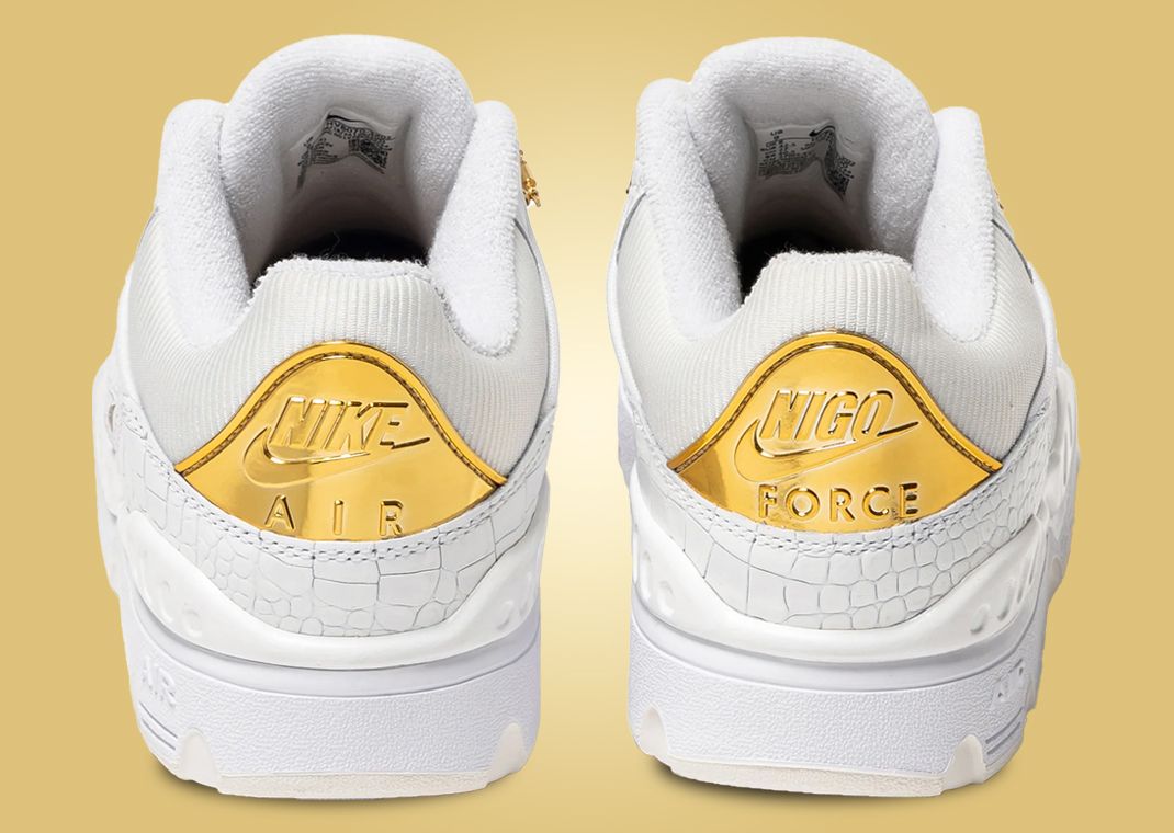 【Nike】Air Force 3 Low SP★エアフォース3★Nigo White FQ7012-100 NIGO Nike Air Force 3 Low SP White Heel Logo NIGO