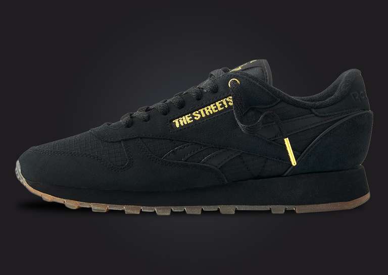END. x The Streets x Reebok Classic Leather Black Lateral