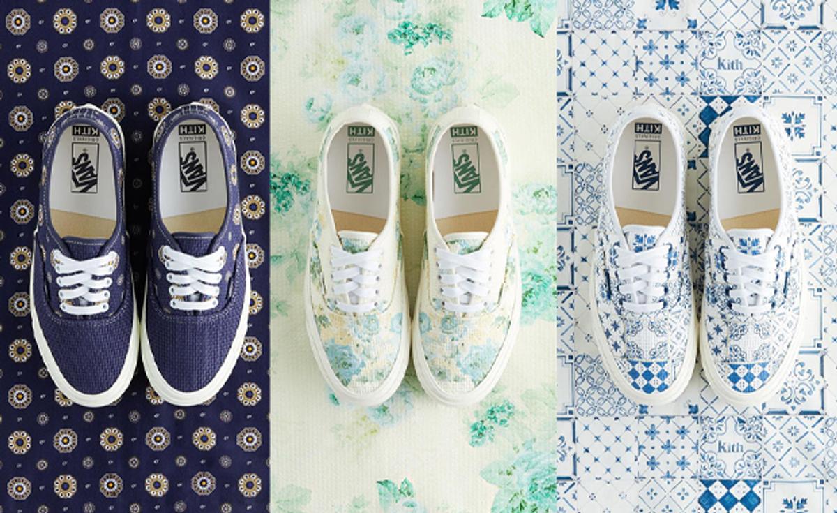 Kith Reveals Their Upcoming Vault by Vans Needlepoint Collection