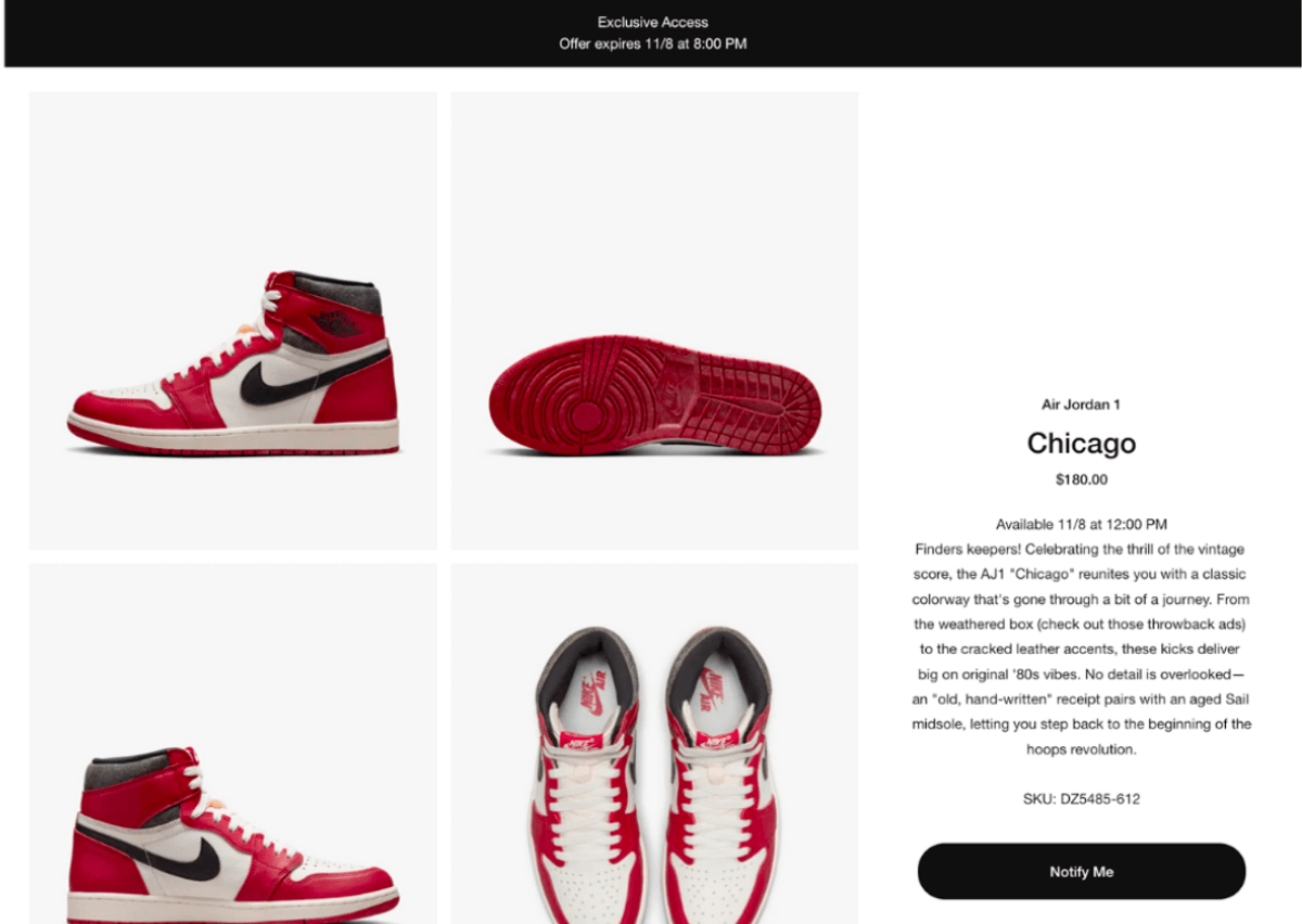 Nike snkrs hot sale promo code