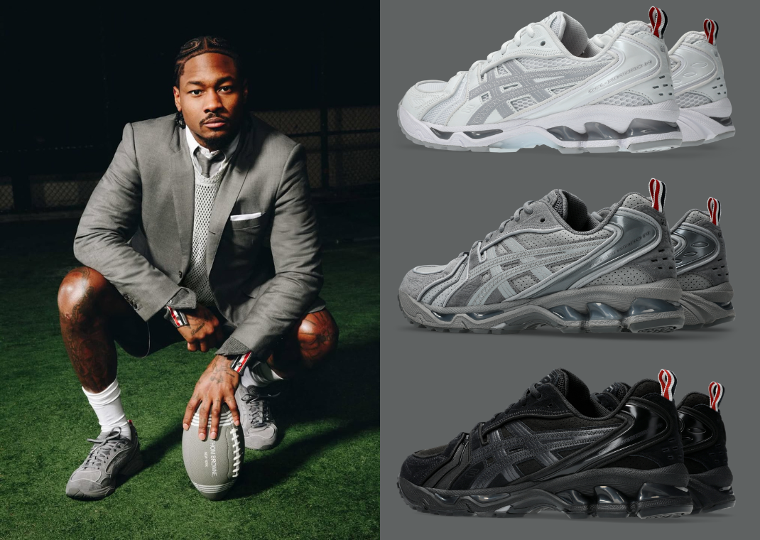 Thom Browne's First Sneaker Collab is a Monochrome Three-Pack of