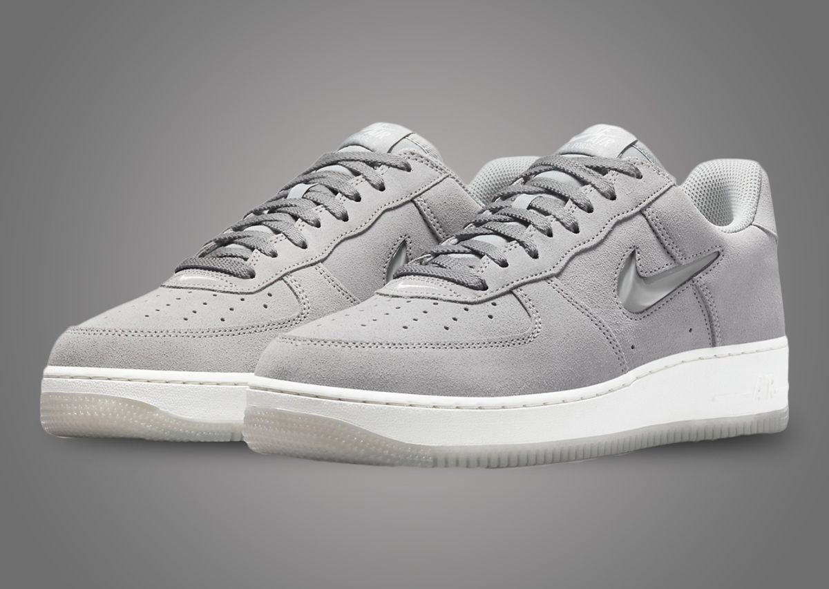 Light Smoke Grey Suede Outfits The Nike Air Force 1 Low Jewel