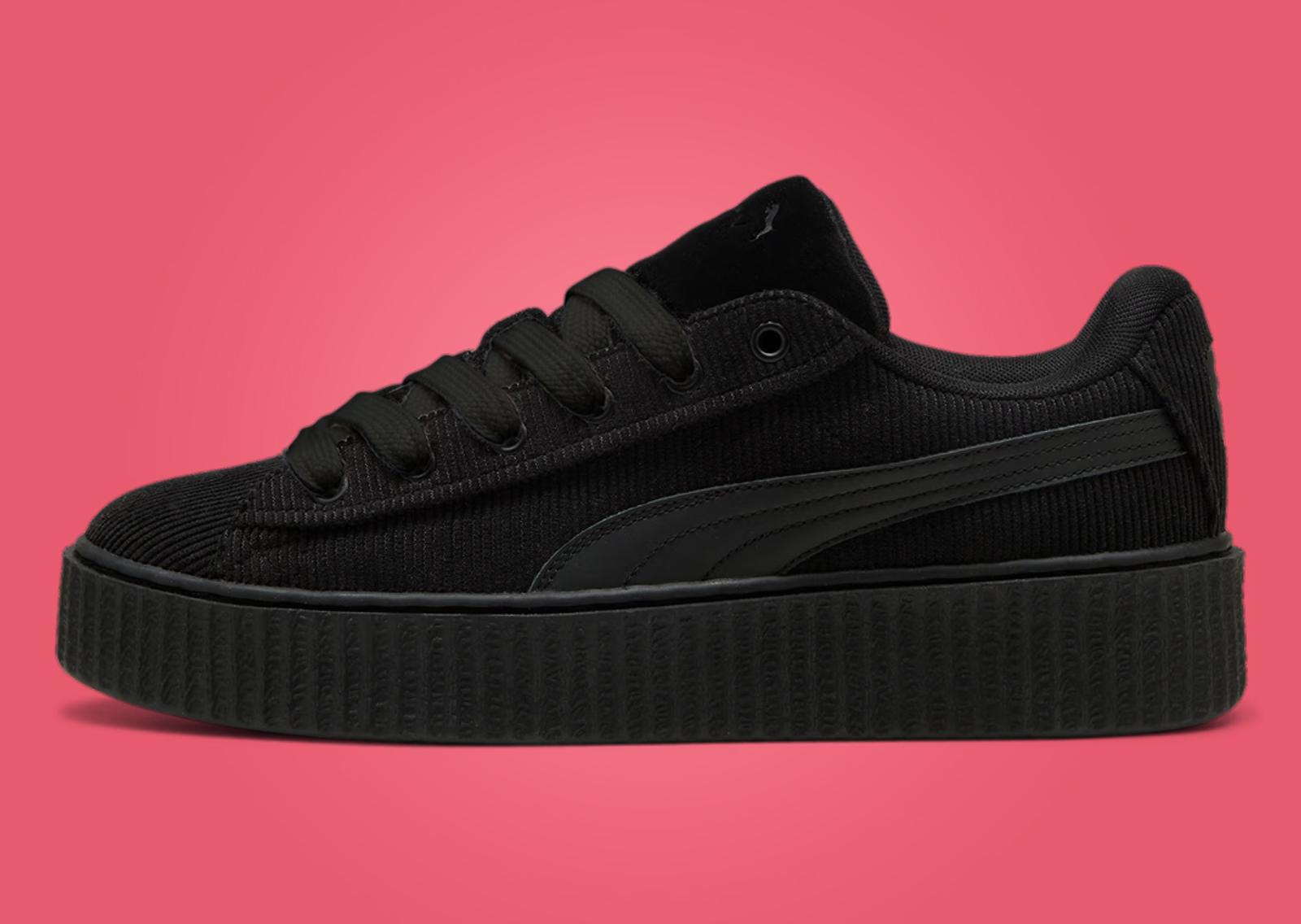 Fenty x Puma Creeper Phatty Corduroy Black Lateral