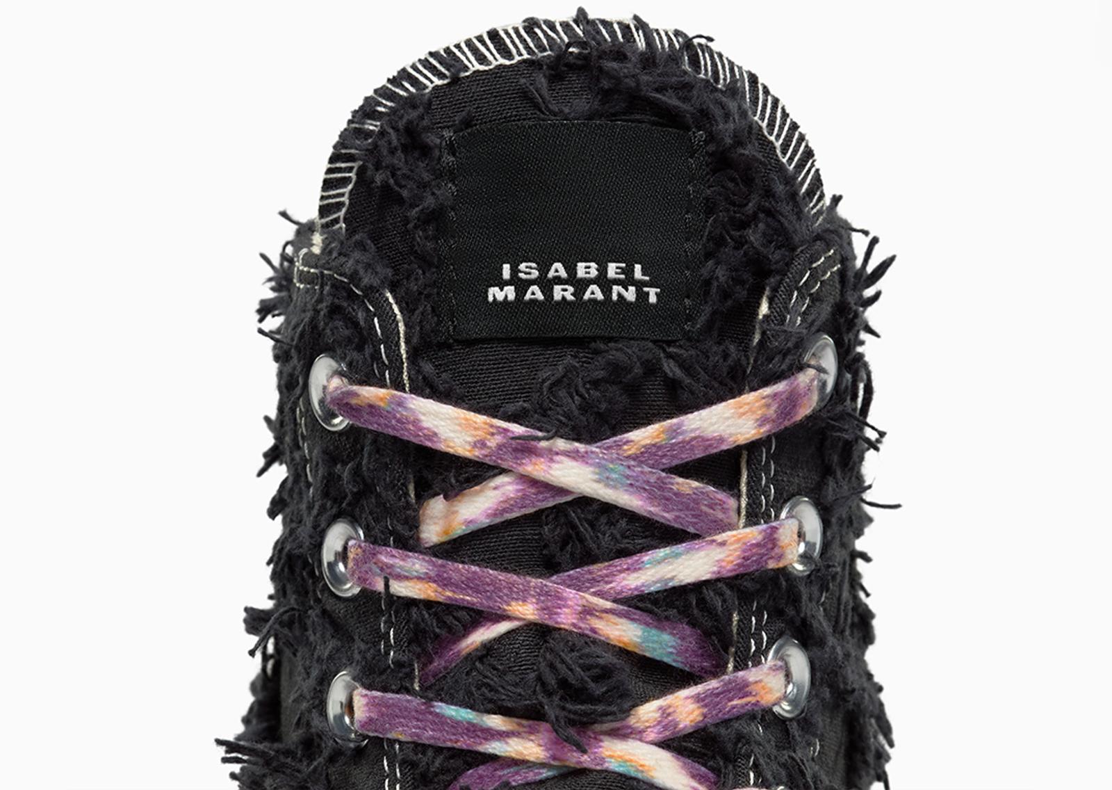 Isabel Marant x Converse Chuck 70 Raven Egret Tongue Detail