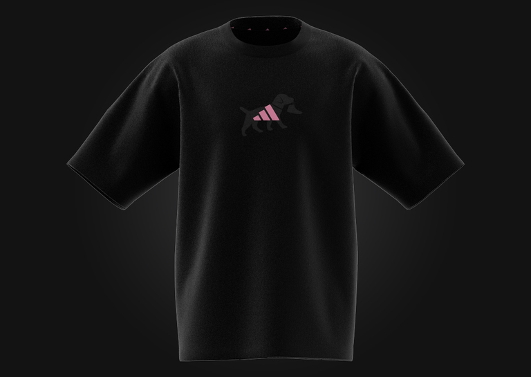 Fortnite x adidas Shirt Black Pink Front