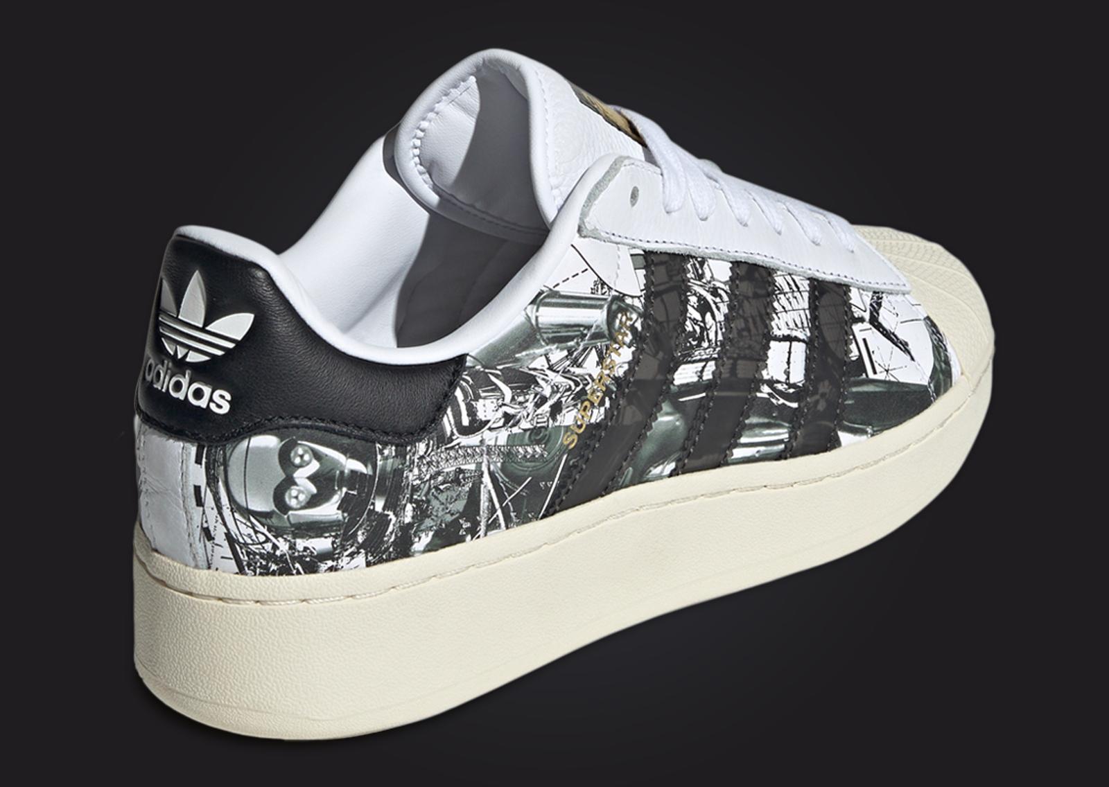 Star Wars x Nanzuka x adidas Superstar XLG Heel Angle