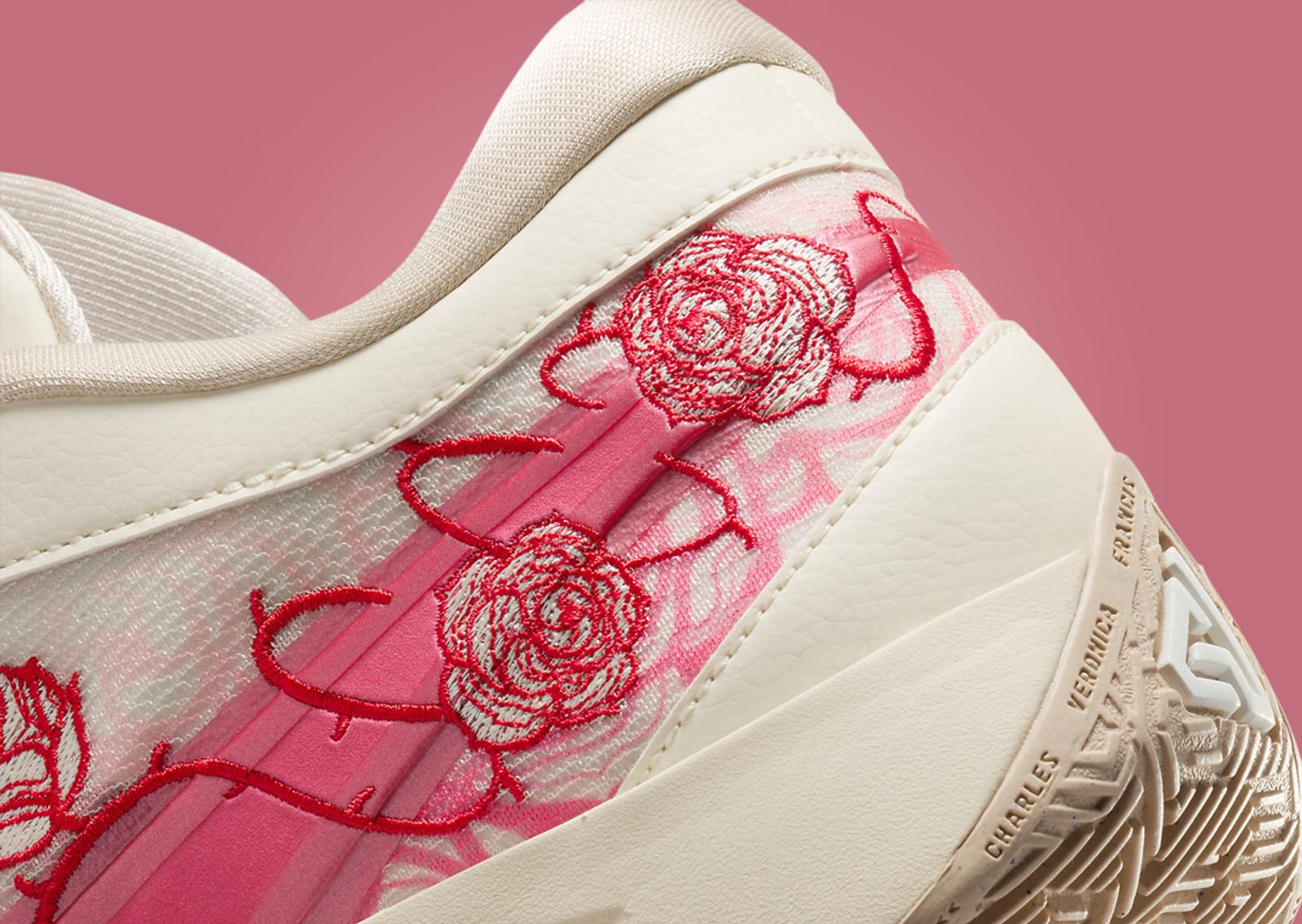 Nike Giannis Freak 6 Roses Heel Detail