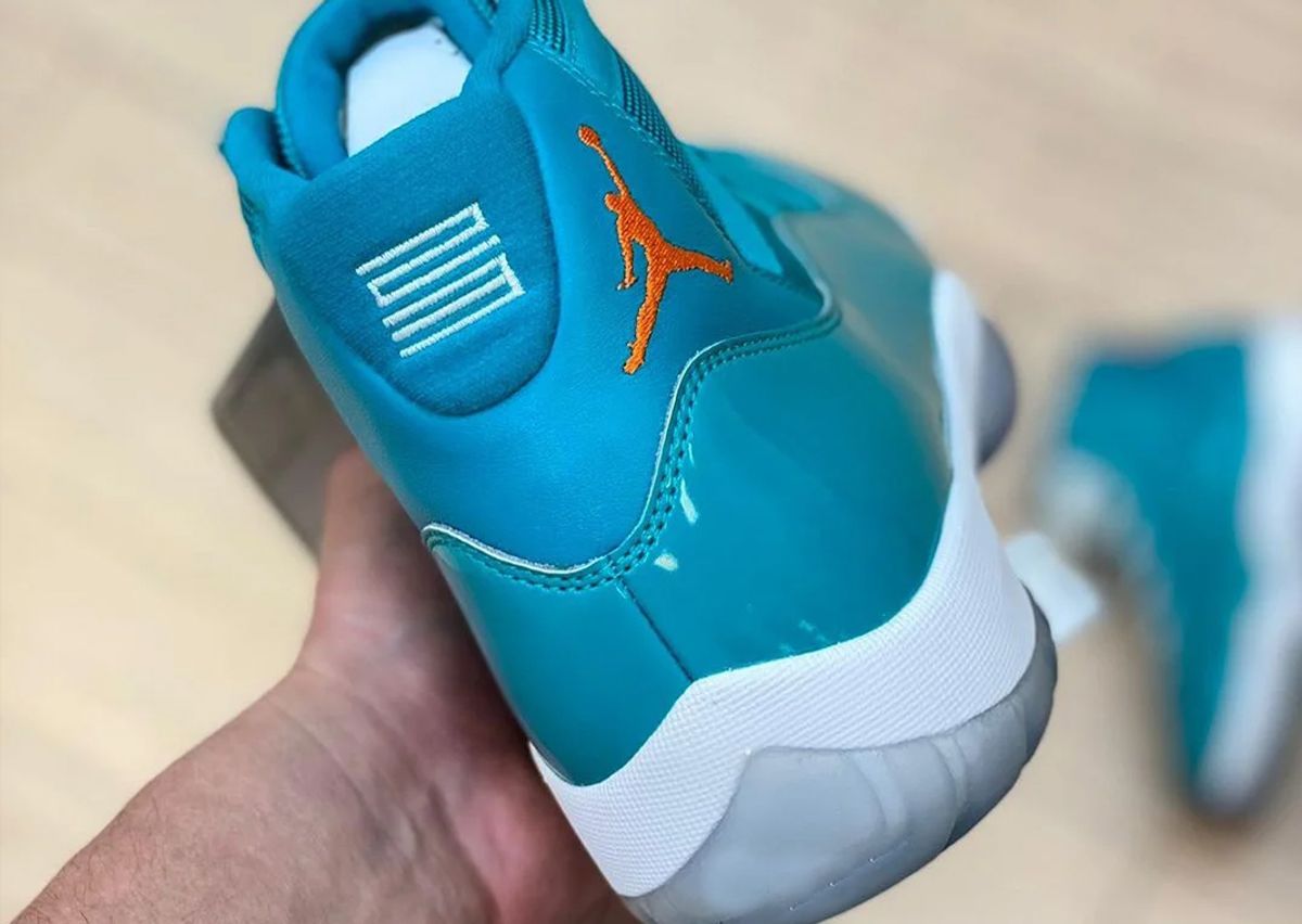 The Air Jordan 11 Surfaces In Miami Dolphins Colors