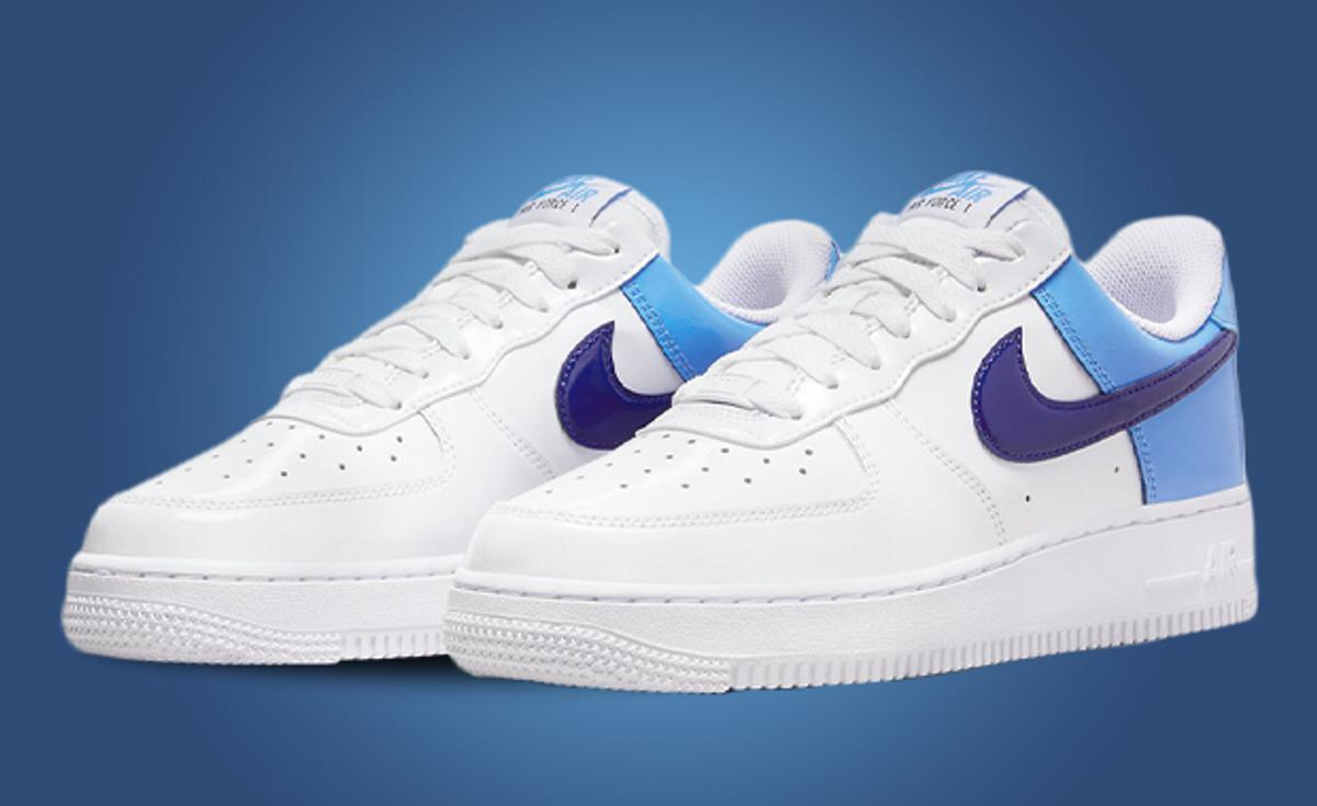 Patent Leather Concord Swooshes Shoot Across This Nike Air Force 1 Low