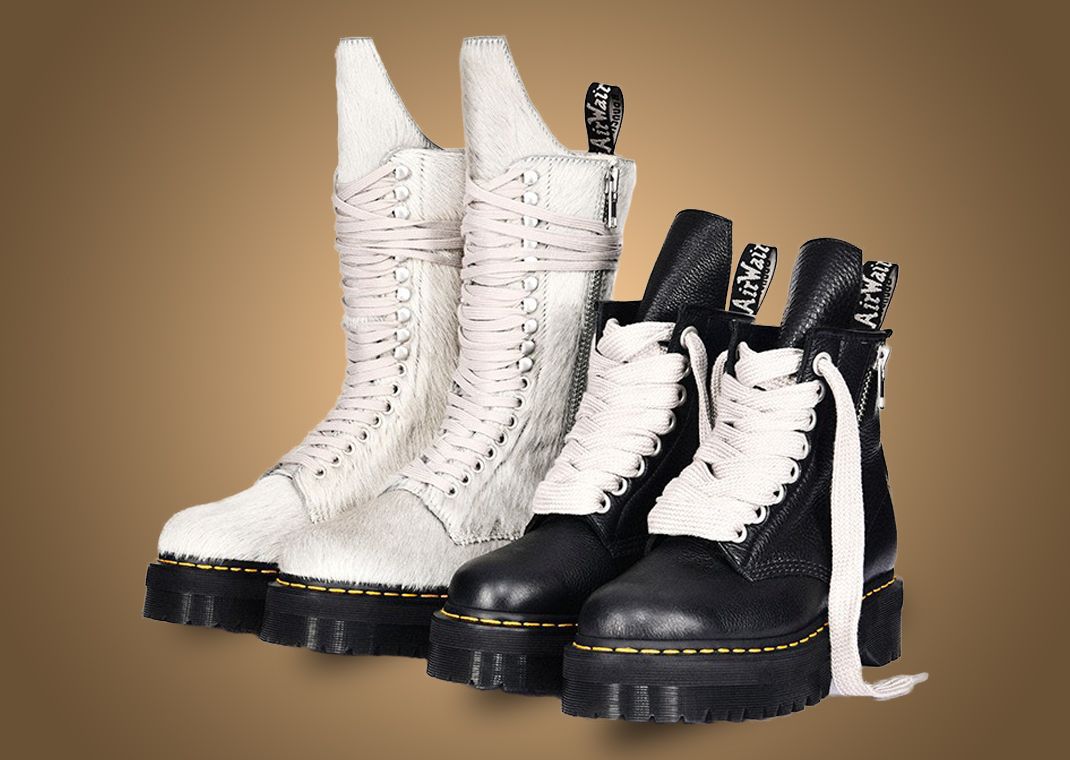 Rick Owens Takes On Dr. Martens 1460 And 1918 Boots