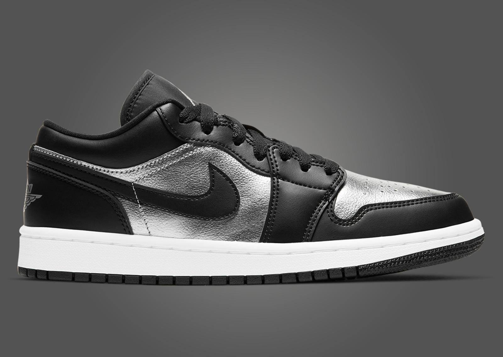 Air Jordan 1 Low Silver Toe (W) Lateral Right