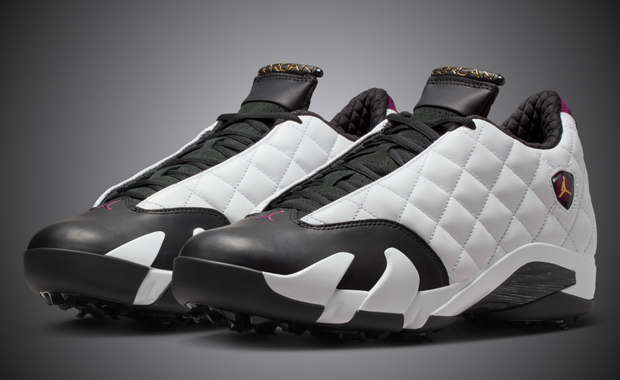 The Quilted Air Jordan 14 Golf “Bordeaux” Launches In December