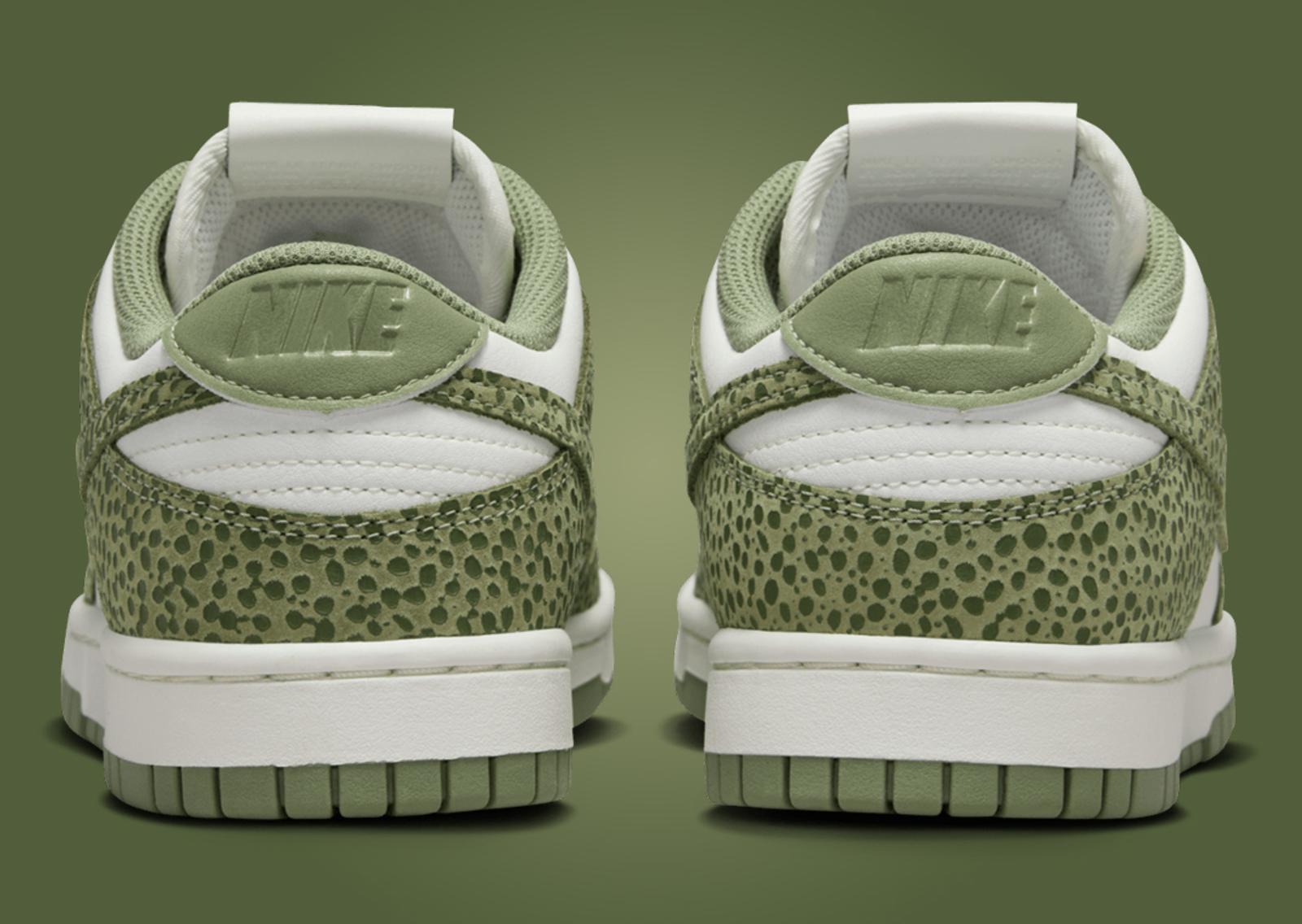 Nike Dunk Low Safari Print Honeydew (W) Back