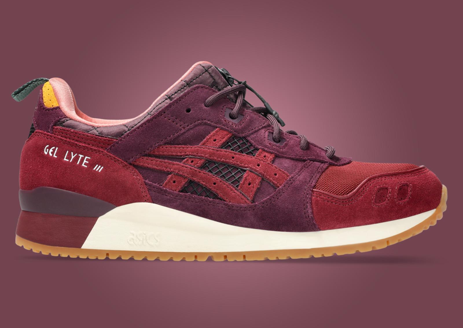 mita sneakers x Asics Gel-Lyte III Dried Rose Lateral